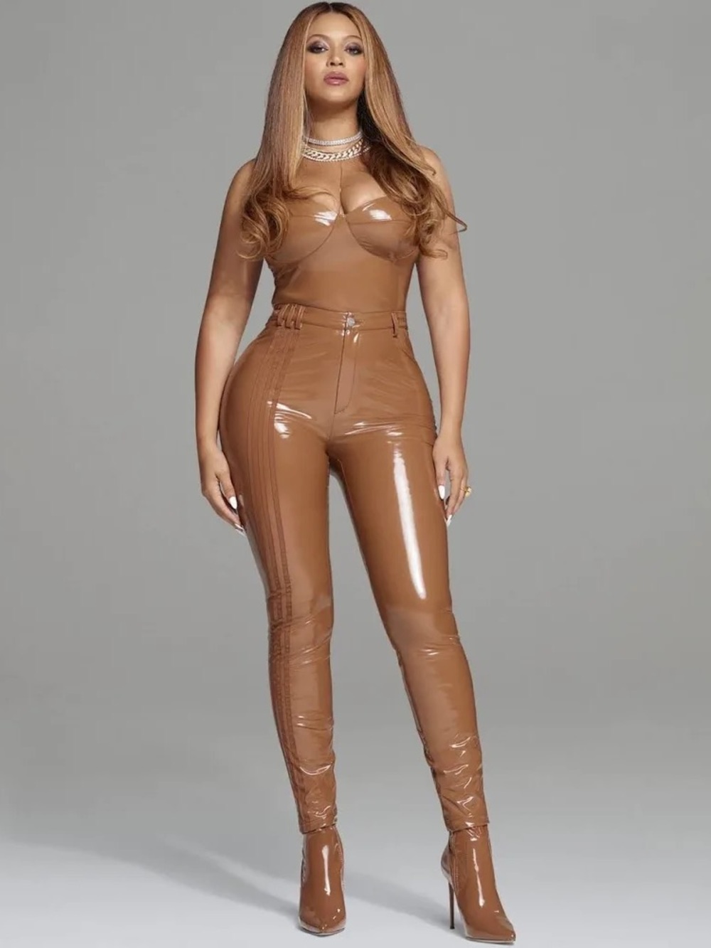 Adidas Ivy Park Latex Pants - Picture 2 of 5